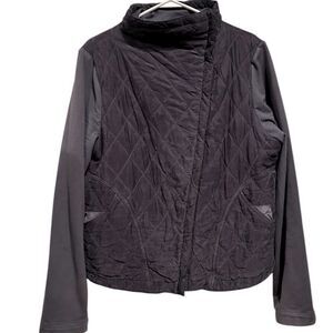 Anthropologie Marrakesh gray, soft, quilted jacket size extra large